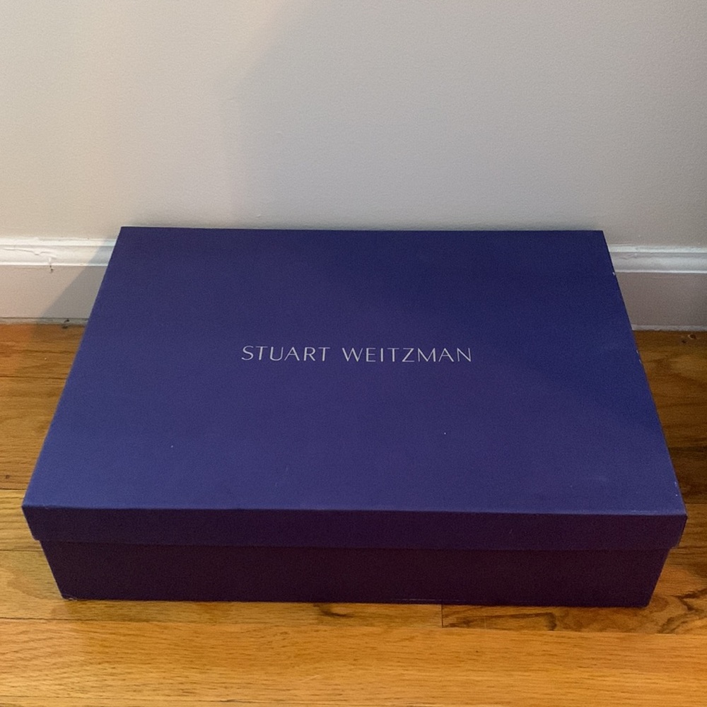 NWT-Stuart Weitzman Cling Suede Stretch Sock Booties - Picture 2 of 7